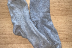 Sockenpaar grau  (Funddatum: 01.02.2020)