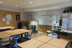 Klassenraum der Klasse 3b