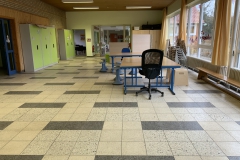 Unsere Pausenhalle (Sicht: Bühne)
